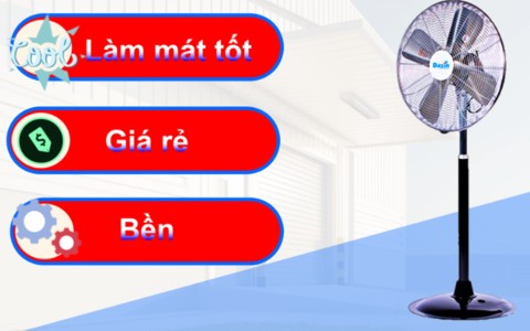 Địa chỉ mua quạt công nghiệp Dasin Hồ Chí Minh giá tốt, uy tín