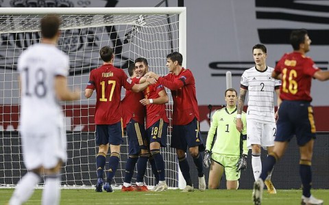 Tây Ban Nha thắng Đức 6-0