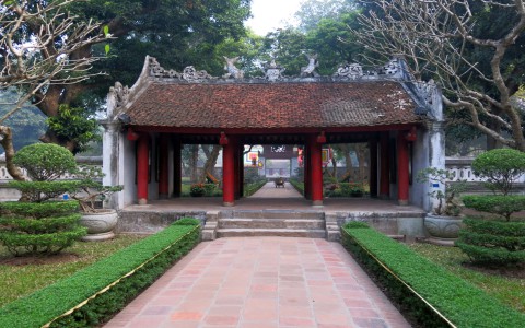 Thi ký họa Văn Miếu - Quốc Tử Giám